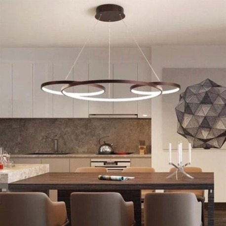 Led Sarkıt Avize 3'lü Çember Model