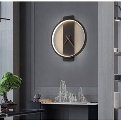 LED DUVAR APLİK YUVARLAK SAAT