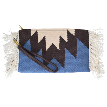DOKUMA MAKROME FERMUARLI CLUTCH - YILDIZ Model 3