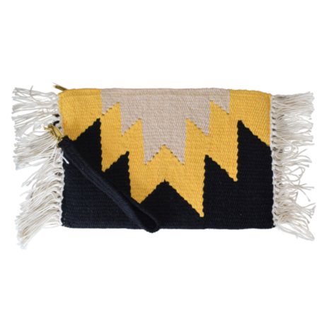 DOKUMA MAKROME FERMUARLI CLUTCH - YILDIZ Model 5