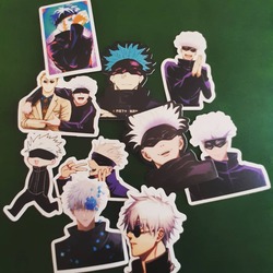 Gojo Satoru 10'lu Sticker Seti 