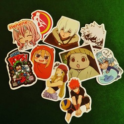 Anime Karışık 10'lu Sticker Seti 