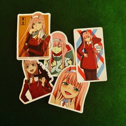Zero Two 5'li Sticker Seti 