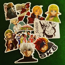 Anime Karışık 10'lu Sticker Seti 