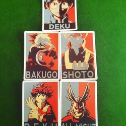 My Hero Academia 5'li Sticker Seti 