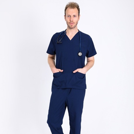 Classic Comfort Serisi Erkek Scrubs - Lacivert