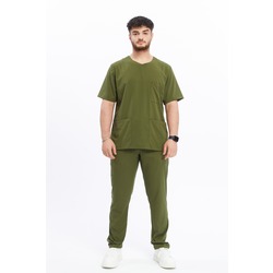 Khaki Green Scrubs (Male)