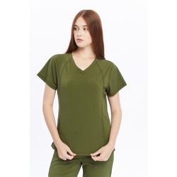 Khaki Green Scrubs (Female)