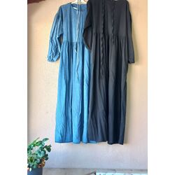 Kot Elbise-Siyah-Gabardin Kumaş