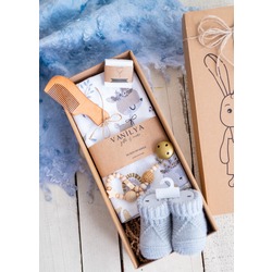 Kız Bebek Hediye Seti-Bambi ve Tavşan