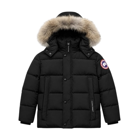 Canda goose Kürklü Siyah Mont