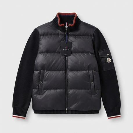 Siyah moncler triko mont