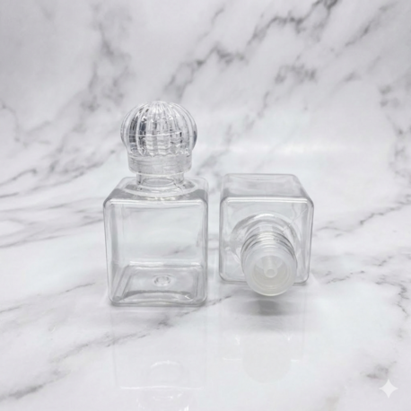 35 mL Mini Kare Pet Kolonya Şişesi