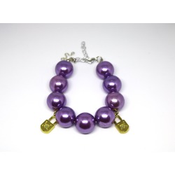 HEART-LOCK PEARL BRACELET