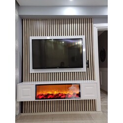 Kapaklı TV Şömine ünitesi 