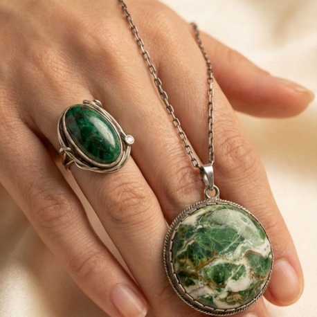 Hand Made Gümüş set