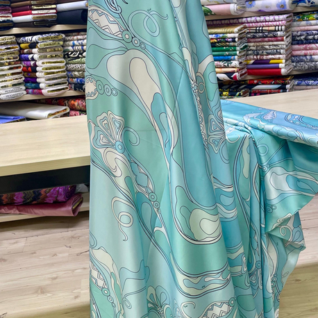Özel Desenli 150 cm (60") Kumaş 4 Çeşitli Seçenekleriyle: Şifon, Krep, Saten, Keten