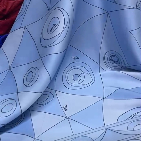 Özel Desenli 150 cm (60") Kumaş 4 Çeşitli Seçenekleriyle: Şifon, Krep, Saten, Keten