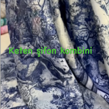 Özel Desenli 150 cm (60") Kumaş 4 Çeşitli Seçenekleriyle: Şifon, Krep, Saten, Keten