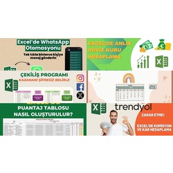 8 Excel Çalışma Programının Paylaşımı