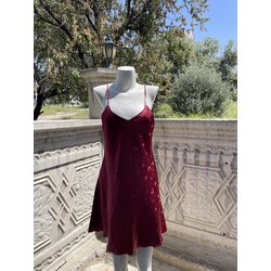 Vintage Bordo Gecelik - M 