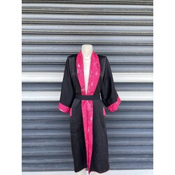 Çift Taraflı İpek Saten Kimono