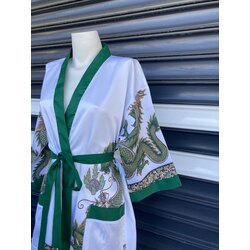 Ejderhalı Maxi Kimono