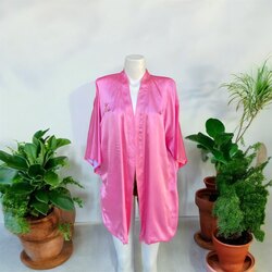 İpek Saten Japon Kimono