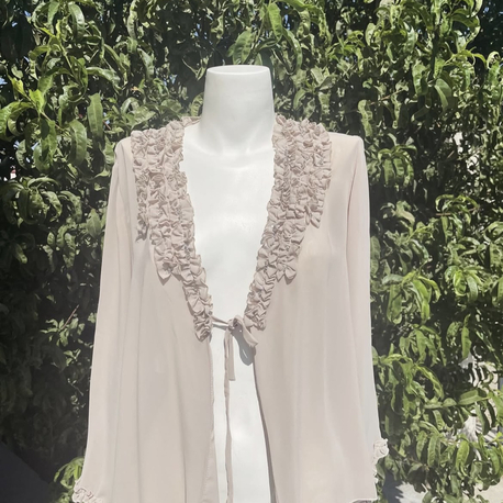 Vintage Bağlamalı Bluz / Standart Beden