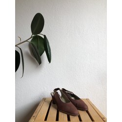Vintage Süet Gold Detay Sandalet