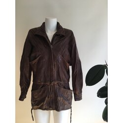 Vintage Hakiki Deri Mont