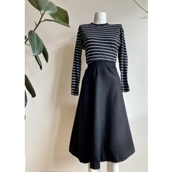 Vintage Yün Midi Etek
