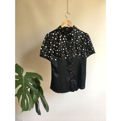 Polkadot Saten Gömlek
