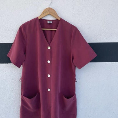 Vintage Cepli Gömlek/ Elbise - M/L 