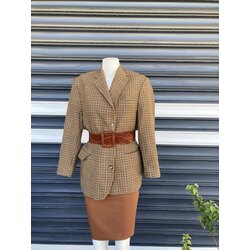 Vintage Yün Oversize Blazer