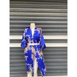 İpek Saten Japon Kimono