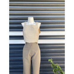 Vintage Bağcık Detay Bluz