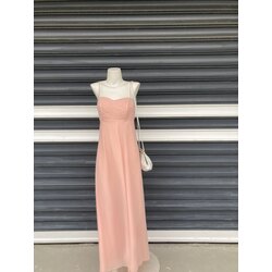 Vintage Pembe Abiye Elbise