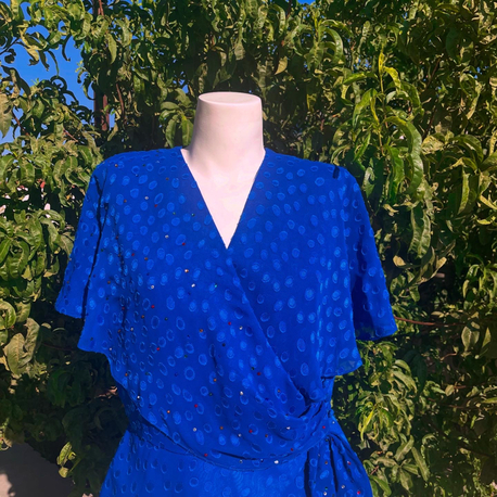 Vintage Kruvaze Bluz / M