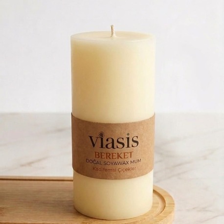 BEREKET Doğal Soya Wax Uçucu Yağlı Baton Mum 520 Gr