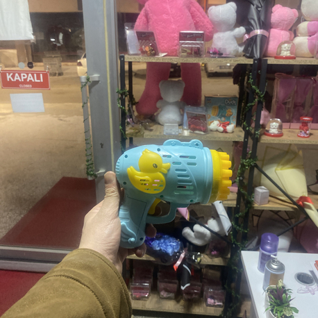 Duck bbuble gun baloncuk tabancası
