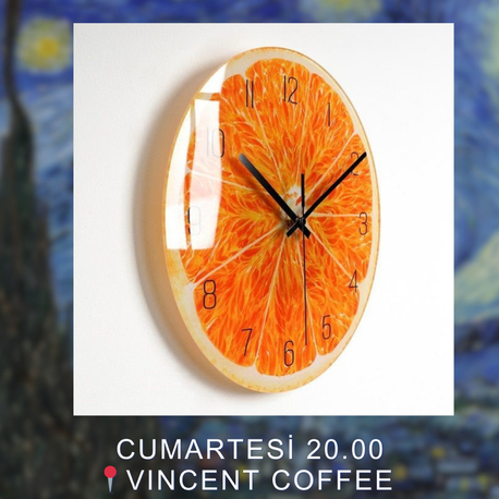 13 HAZİRAN CUMARTESİ  19.00 SAAT BOYAMA /VINCENT COFFEE