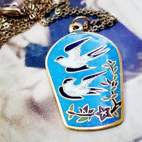Cloisonne Mineli Kolye