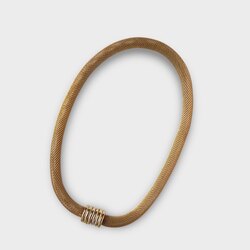 Vintage Mesh Zincir Kolye