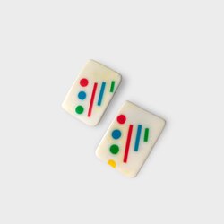 Vintage Geometrik Figurlu Kupe