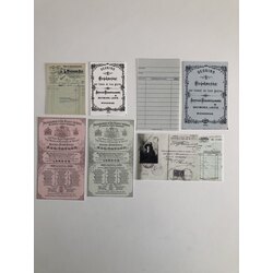 Vintage efemera gramajlı