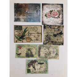 Vintage kartpostal seti