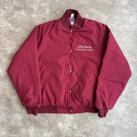 Vintage Amerikan Bordo Kolej Ceket (M)