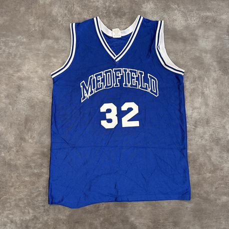 Vintage Medfield Retro Basketbol Forma (L)