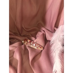 Pembe  Işıltı  Toka 